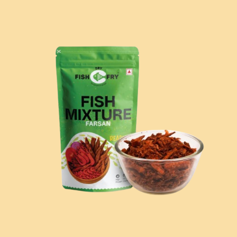 Dry Fish Fry Fish Mixture Farsan