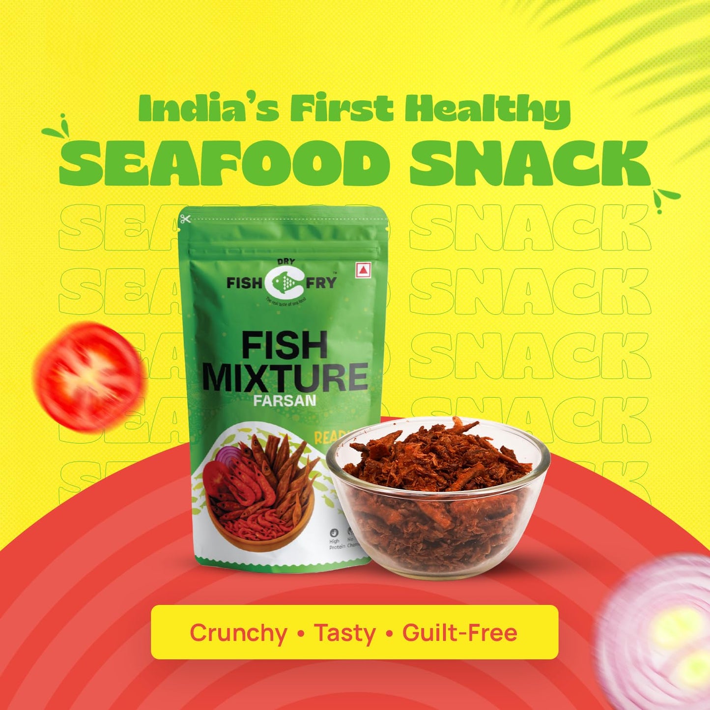 Dry Fish Fry Fish Mixture Farsan