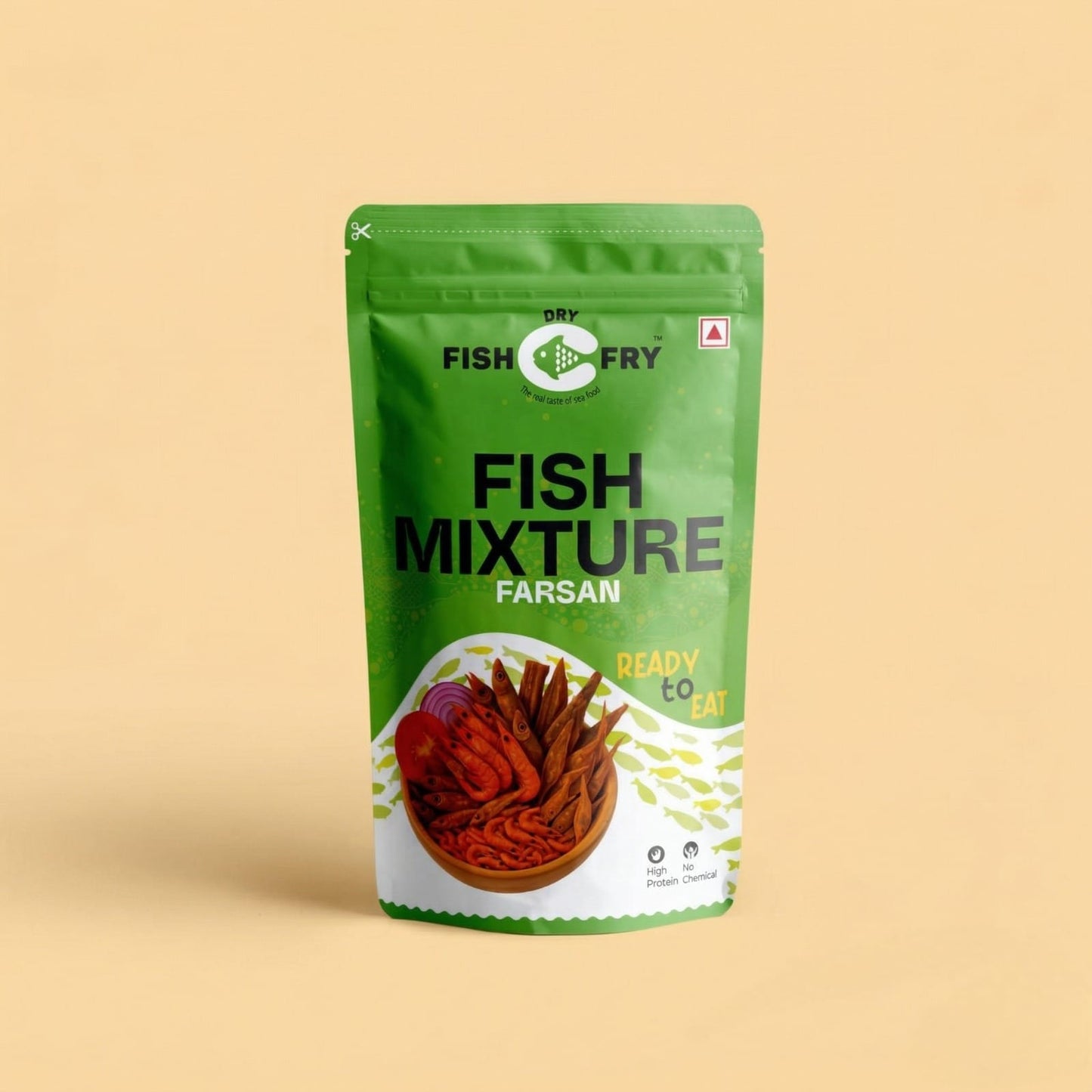 Dry Fish Fry Fish Mixture Farsan