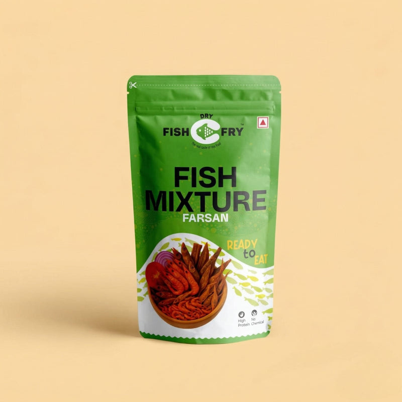 Dry Fish Fry Fish Mixture Farsan
